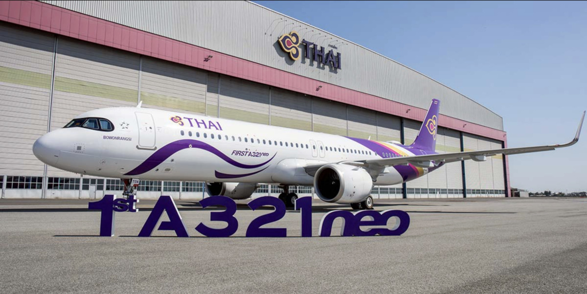 the airbus a321neo thai airway